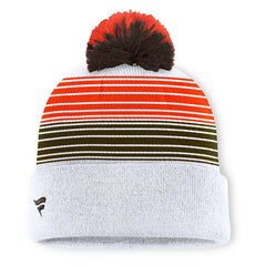 Cleveland Browns Fanatics Ghost Cuffed Knit Hat with Pom