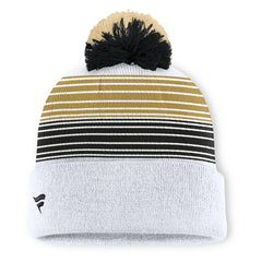 New Orleans Saints Fanatics Ghost Cuffed Knit Hat with Pom