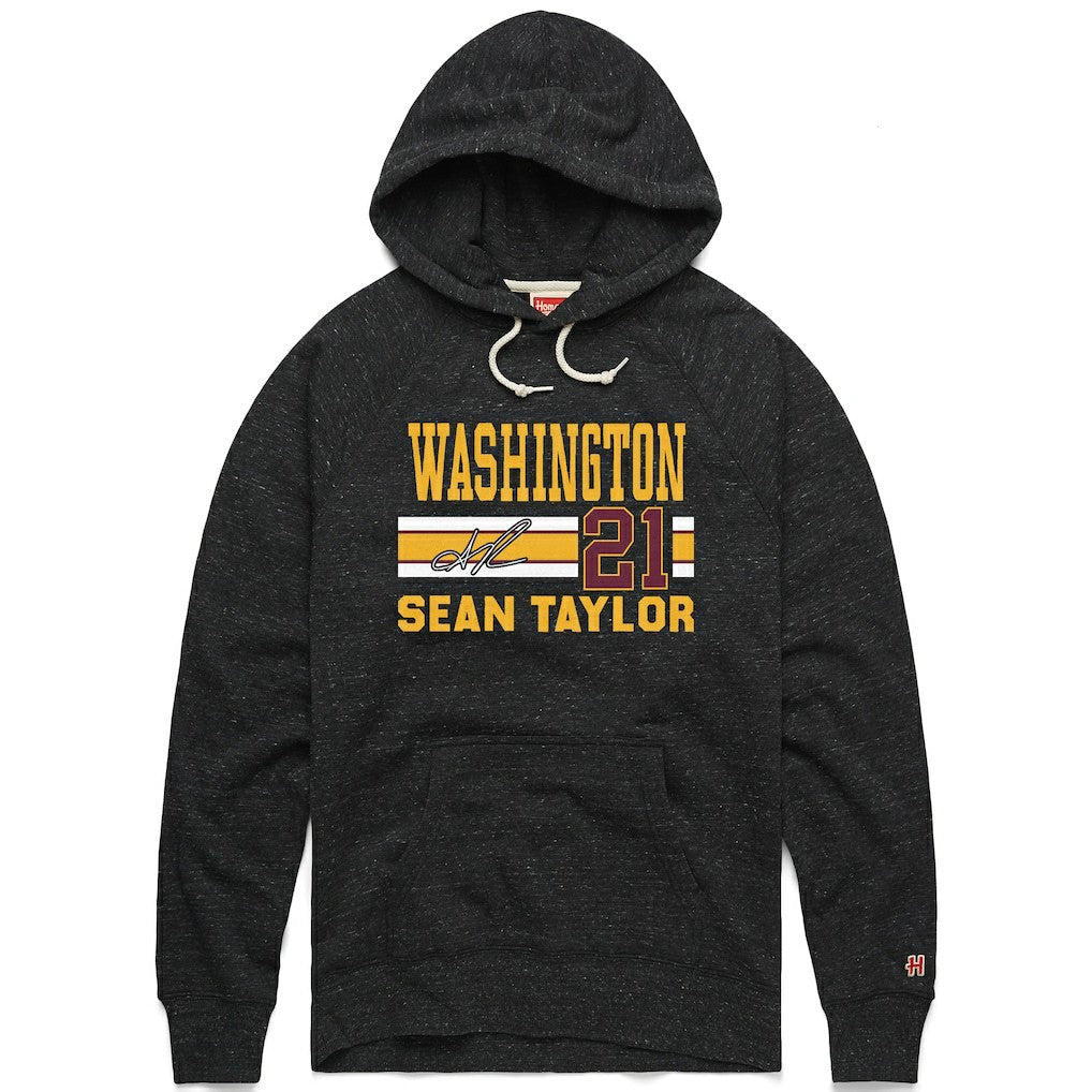 Washington Commanders  Sean Taylor  Homage Unisex Name & Number Tri-Blend Pullover Hoodie