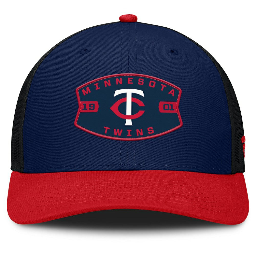 Minnesota Twins Fanatics Cutoff Adjustable Trucker Hat | MLB Discount