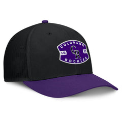 Colorado Rockies Fanatics Cutoff Adjustable Trucker Hat | MLB Discount