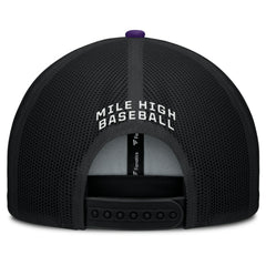Colorado Rockies Fanatics Cutoff Adjustable Trucker Hat | MLB Discount