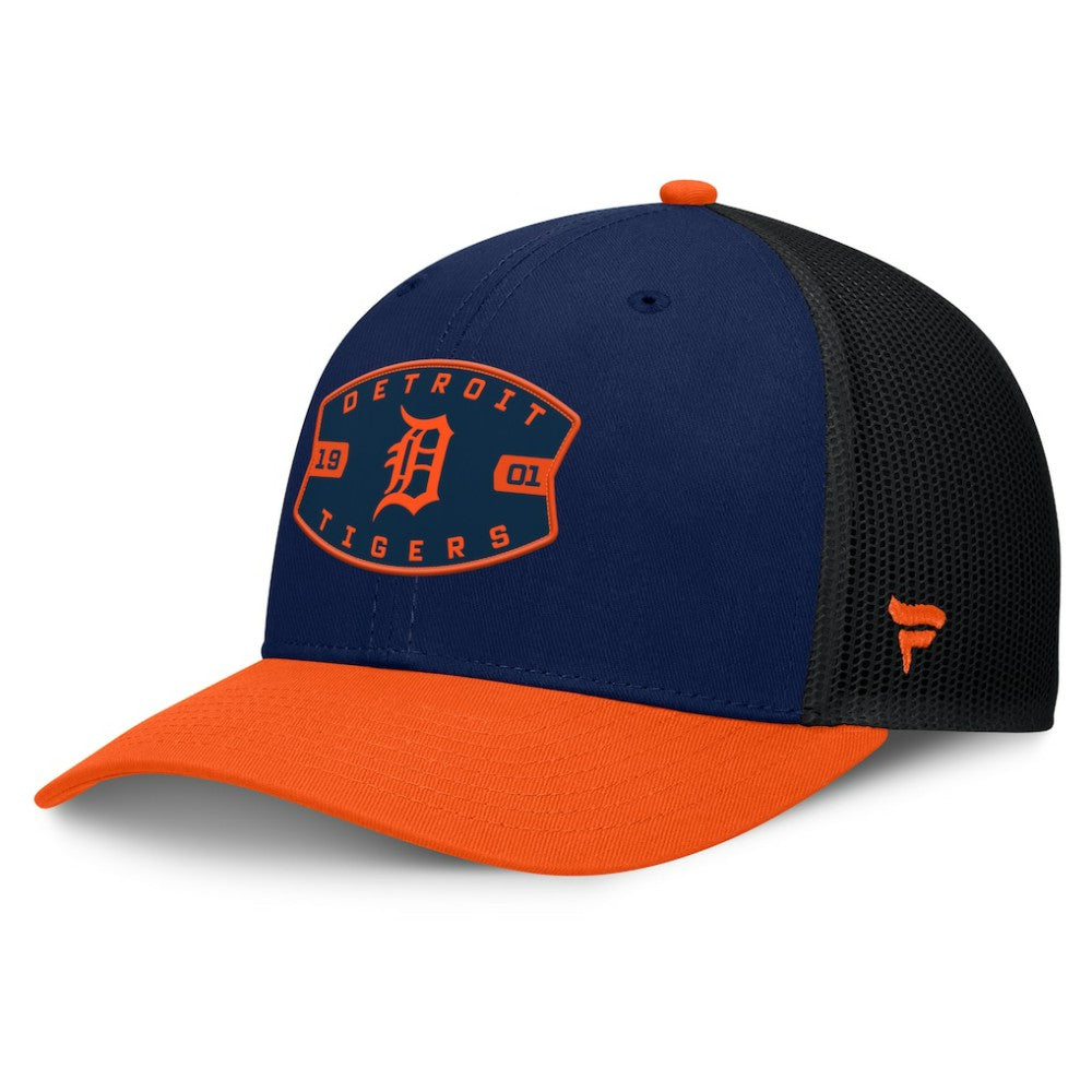 Detroit Tigers Fanatics Cutoff Adjustable Trucker Hat | MLB New