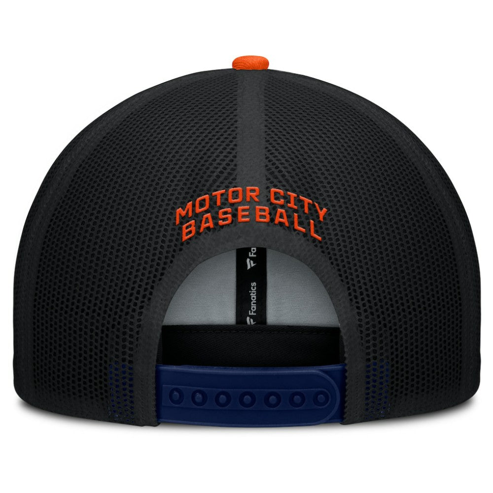 Detroit Tigers Fanatics Cutoff Adjustable Trucker Hat | MLB New
