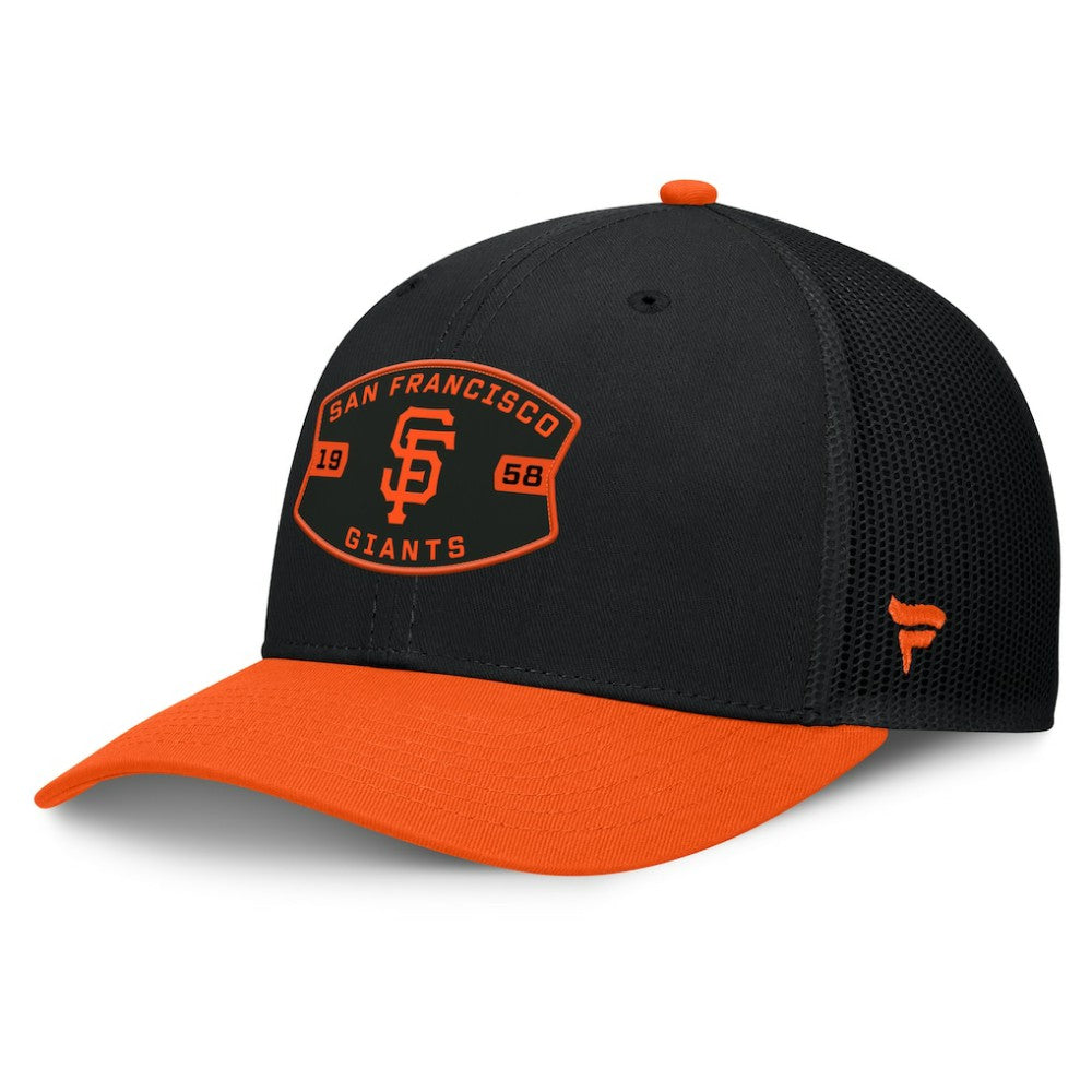 San Francisco Giants Fanatics Cutoff Adjustable Trucker Hat | MLB For sale