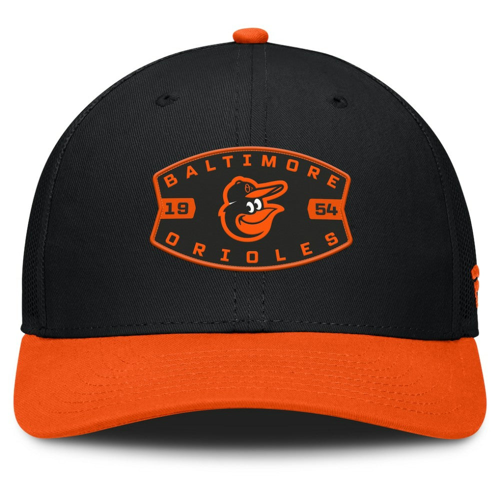 Baltimore Orioles Fanatics Cutoff Adjustable Trucker Hat | MLB Near me