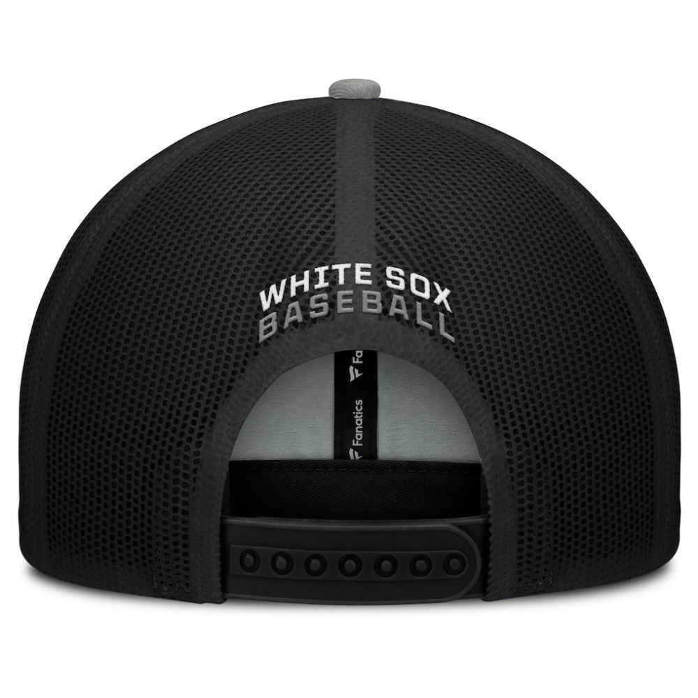 Chicago White Sox Fanatics Cutoff Adjustable Trucker Hat | MLB Sale