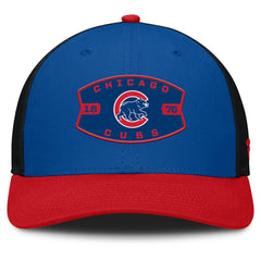 Chicago Cubs Fanatics Cutoff Adjustable Trucker Hat | MLB Online