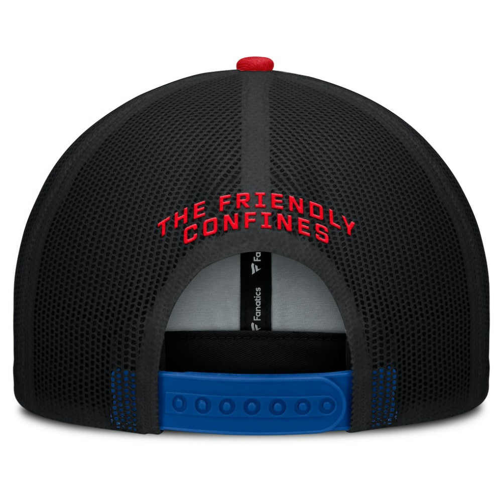 Chicago Cubs Fanatics Cutoff Adjustable Trucker Hat | MLB Online