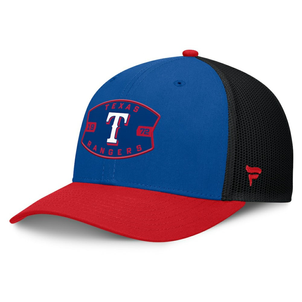 Texas Rangers Fanatics Cutoff Adjustable Trucker Hat | MLB Near me
