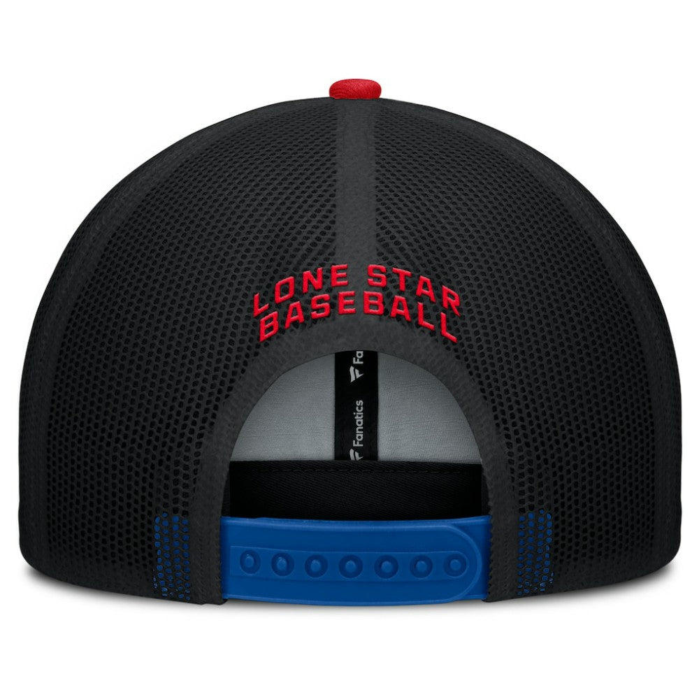 Texas Rangers Fanatics Cutoff Adjustable Trucker Hat | MLB Near me