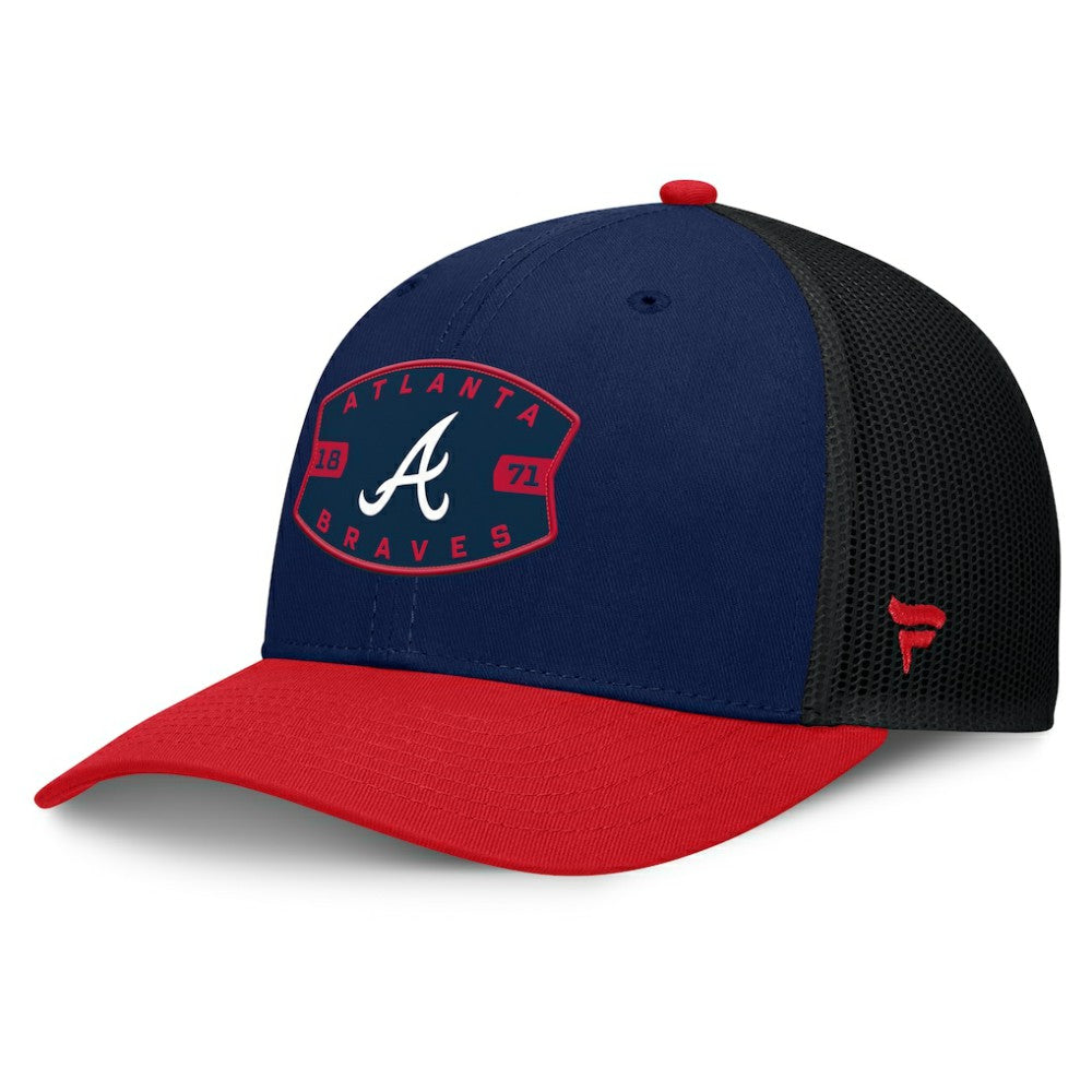 Atlanta Braves Fanatics Cutoff Adjustable Trucker Hat | MLB On Sale