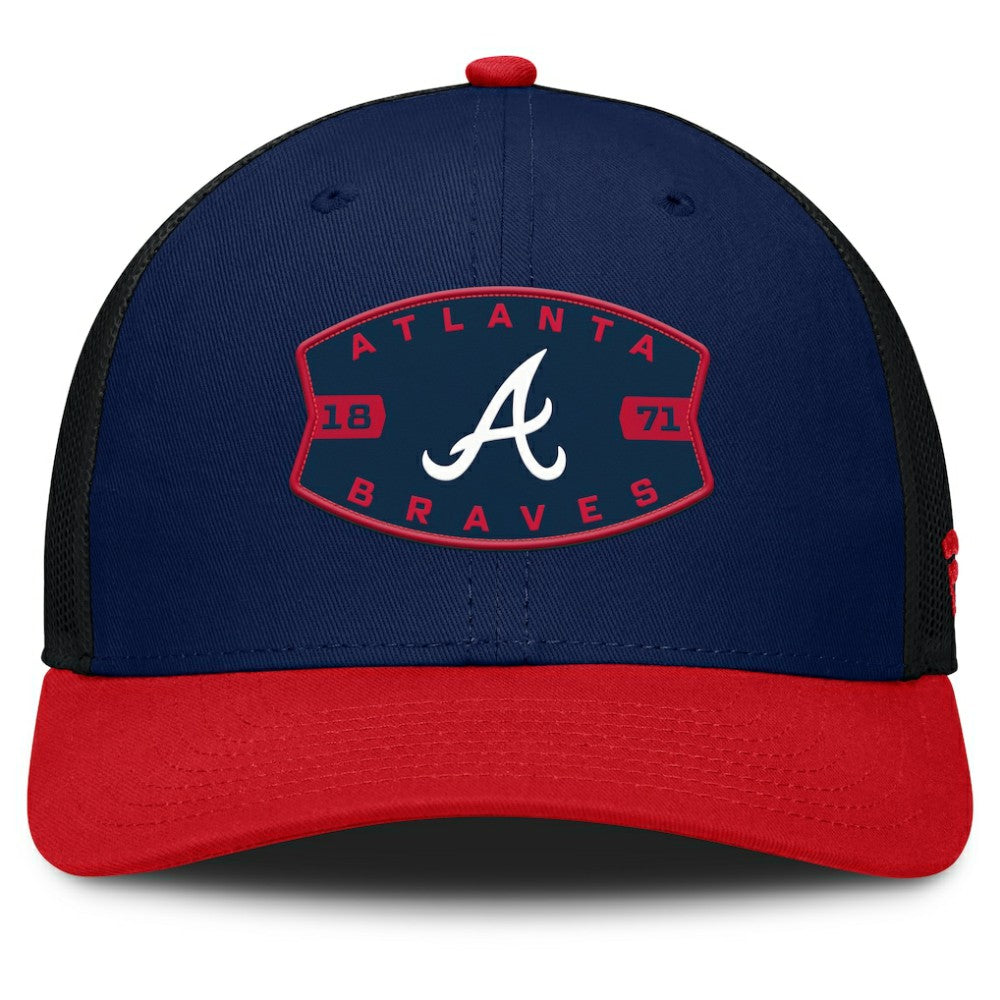 Atlanta Braves Fanatics Cutoff Adjustable Trucker Hat | MLB On Sale