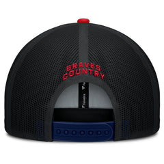 Atlanta Braves Fanatics Cutoff Adjustable Trucker Hat | MLB On Sale