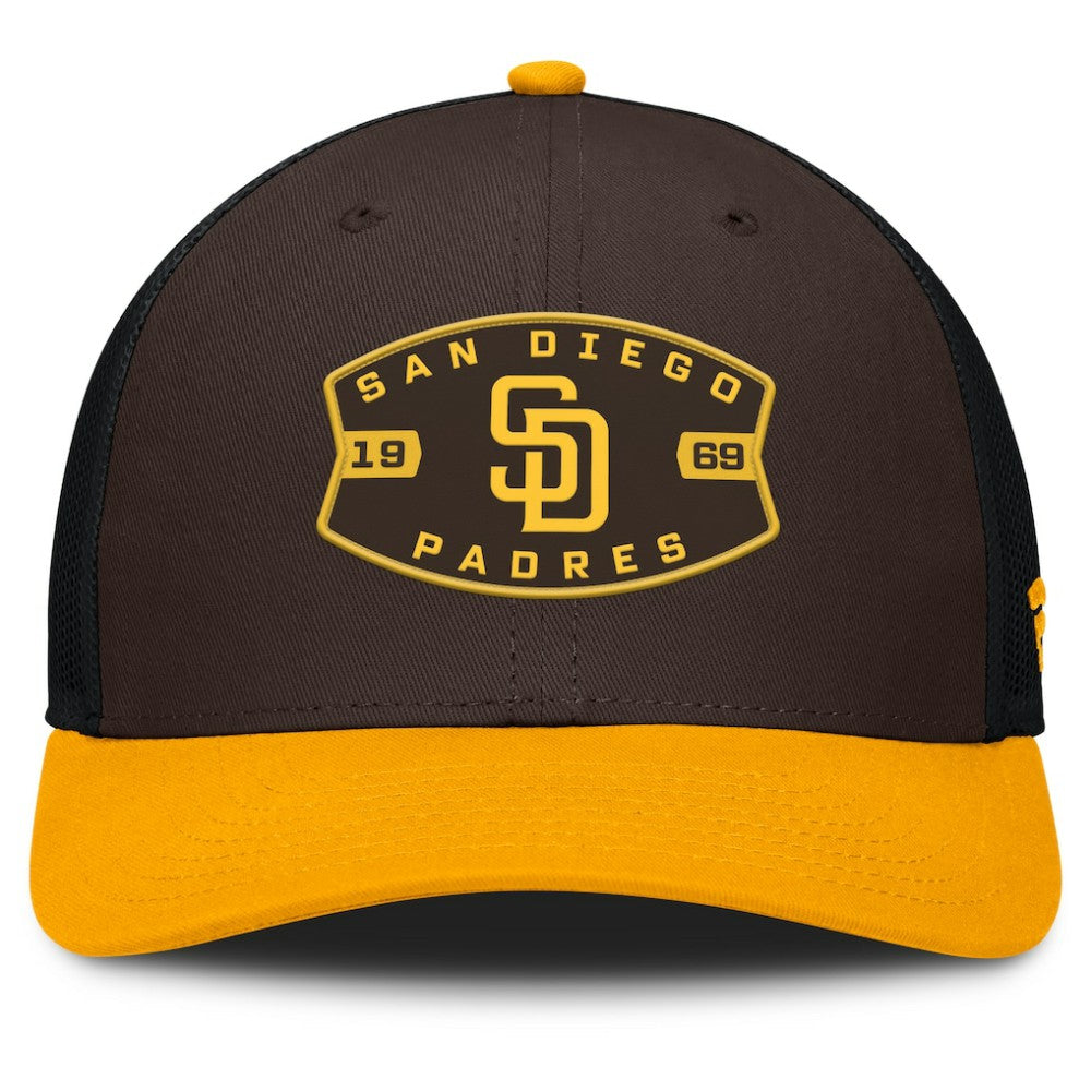 San Diego Padres Fanatics Cutoff Adjustable Trucker Hat | MLB Sale