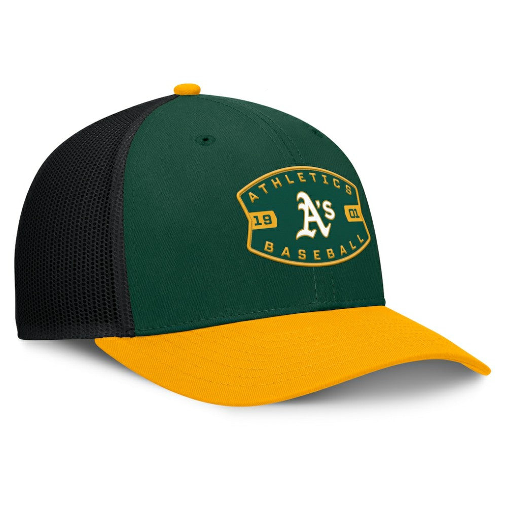 Athletics Fanatics Cutoff Adjustable Trucker Hat | MLB Online
