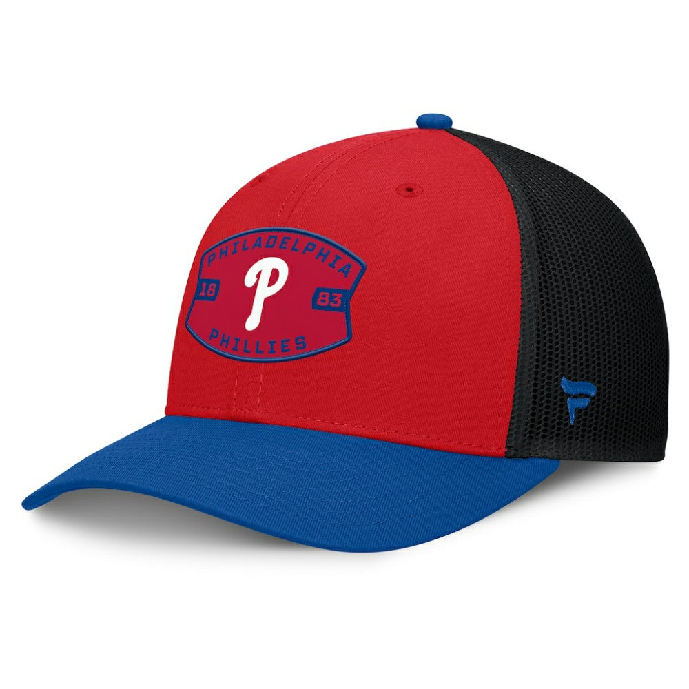 Philadelphia Phillies Fanatics Cutoff Adjustable Trucker Hat | MLB Outlet