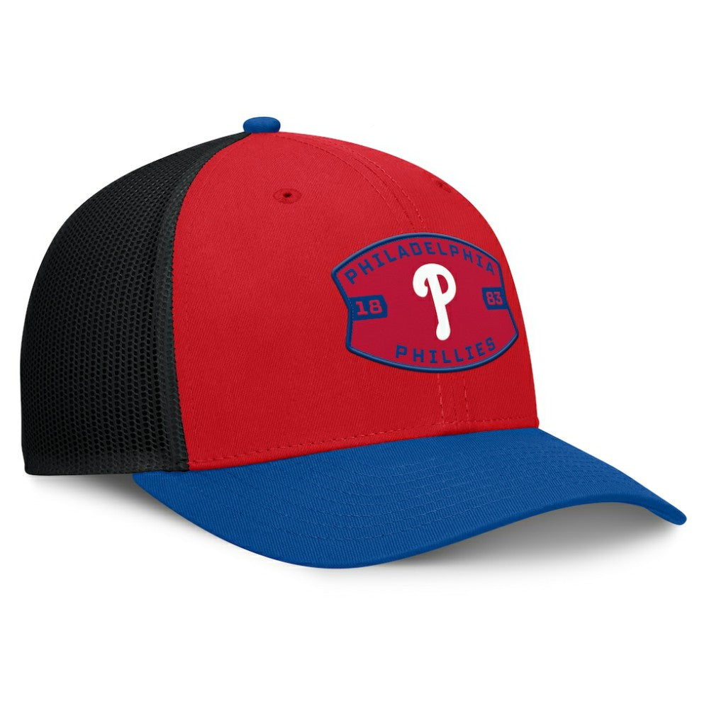 Philadelphia Phillies Fanatics Cutoff Adjustable Trucker Hat | MLB Outlet