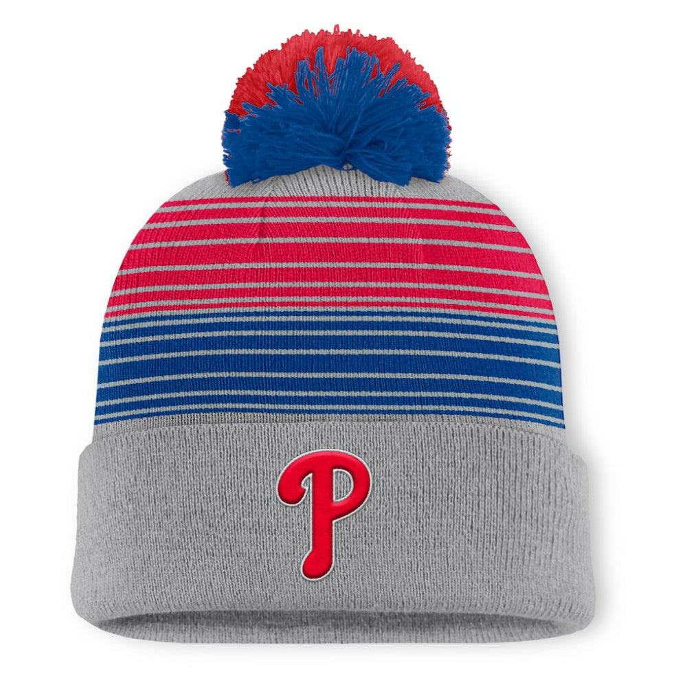 Philadelphia Phillies Fanatics Balk Cuffed Knit Hat with Pom | MLB Sale