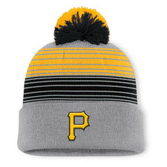 Pittsburgh Pirates Fanatics Balk Cuffed Knit Hat with Pom | MLB On Sale
