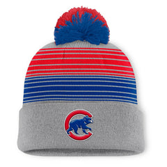 Chicago Cubs Fanatics Balk Cuffed Knit Hat with Pom | MLB Shop