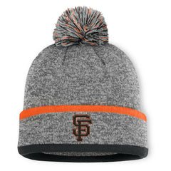 San Francisco Giants Fanatics Backstop Cuffed Knit Hat with Pom | MLB For sale