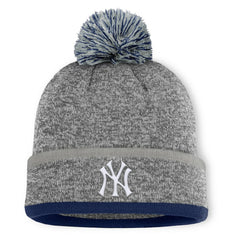 New York Yankees Fanatics Backstop Cuffed Knit Hat with Pom | MLB Shop
