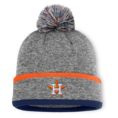 Houston Astros Fanatics Backstop Cuffed Knit Hat with Pom | MLB New