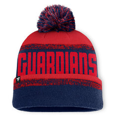 Cleveland Guardians Fanatics No-Doubter Cuffed Knit Hat with Pom | MLB On Sale