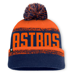 Houston Astros Fanatics No-Doubter Cuffed Knit Hat with Pom | MLB On Sale