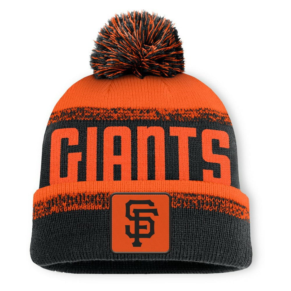 San Francisco Giants Fanatics No-Doubter Cuffed Knit Hat with Pom | MLB Online