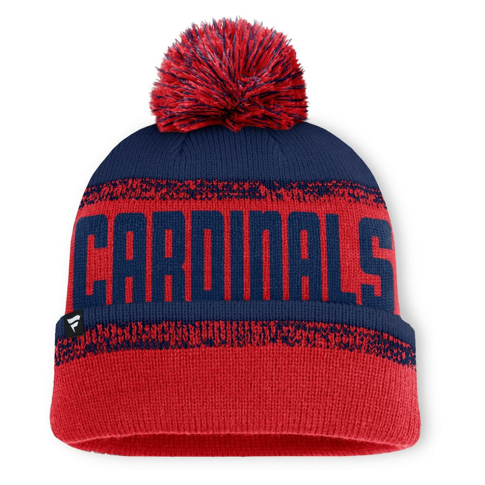 St. Louis Cardinals Fanatics No-Doubter Cuffed Knit Hat with Pom | MLB For sale
