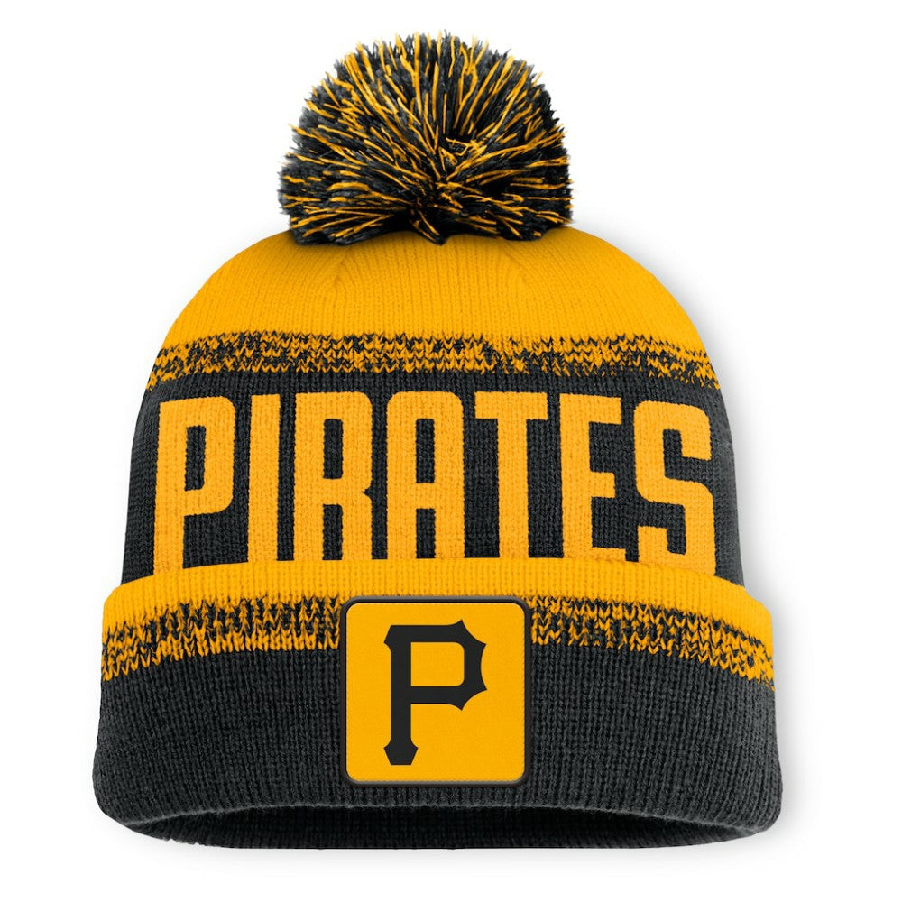 Pittsburgh Pirates Fanatics No-Doubter Cuffed Knit Hat with Pom | MLB US