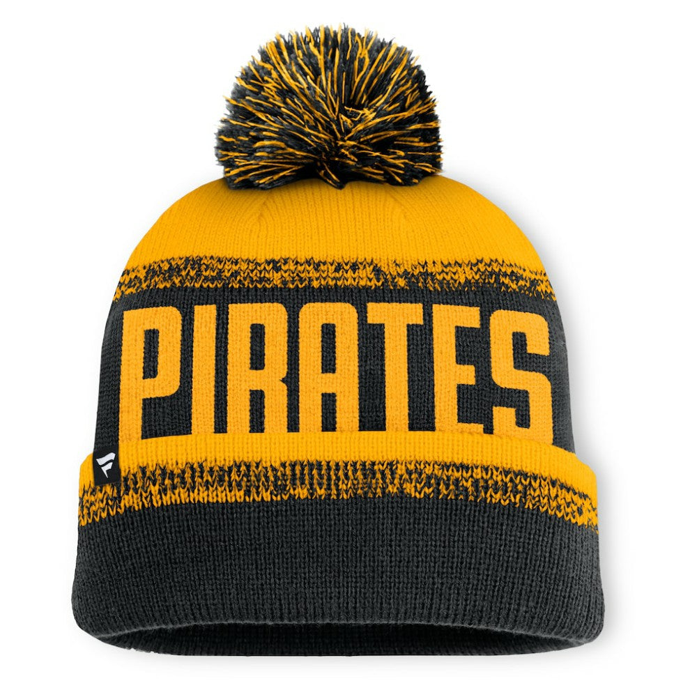 Pittsburgh Pirates Fanatics No-Doubter Cuffed Knit Hat with Pom | MLB US