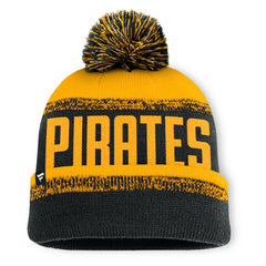 Pittsburgh Pirates Fanatics No-Doubter Cuffed Knit Hat with Pom | MLB US