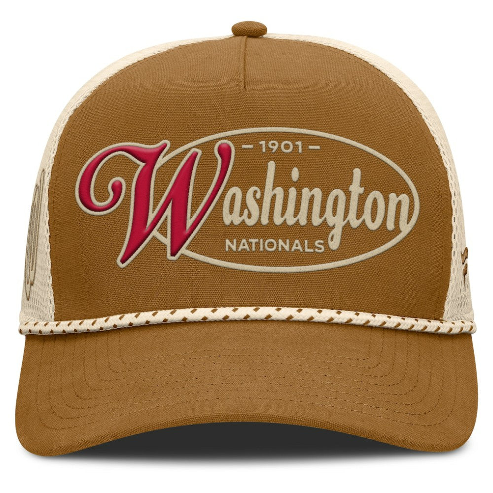 Washington Nationals Fanatics A-Frame Trucker Adjustable Hat | MLB Outlet