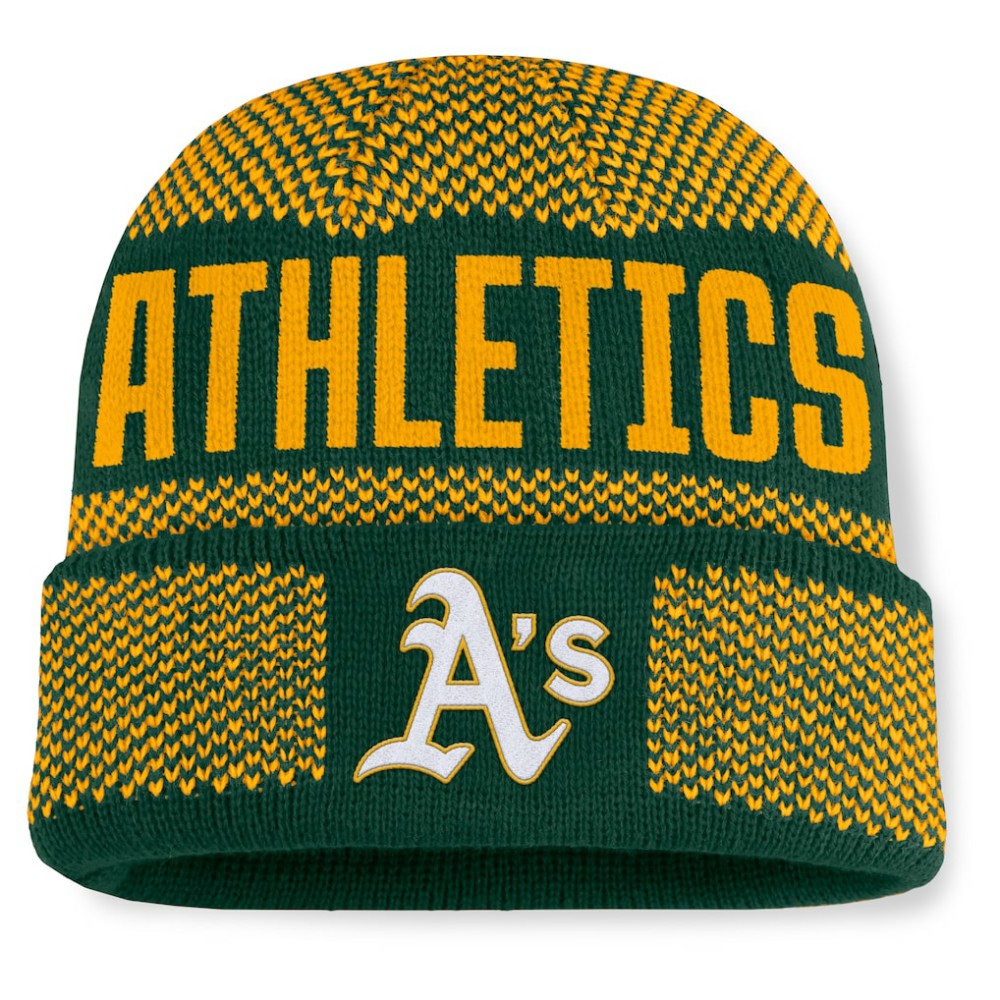 Athletics Fanatics Rotation Cuffed Knit Hat | MLB On Sale