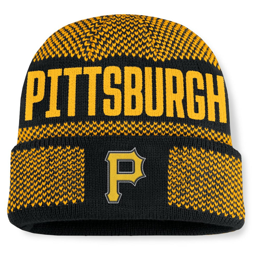 Pittsburgh Pirates Fanatics Rotation Cuffed Knit Hat | MLB Sale