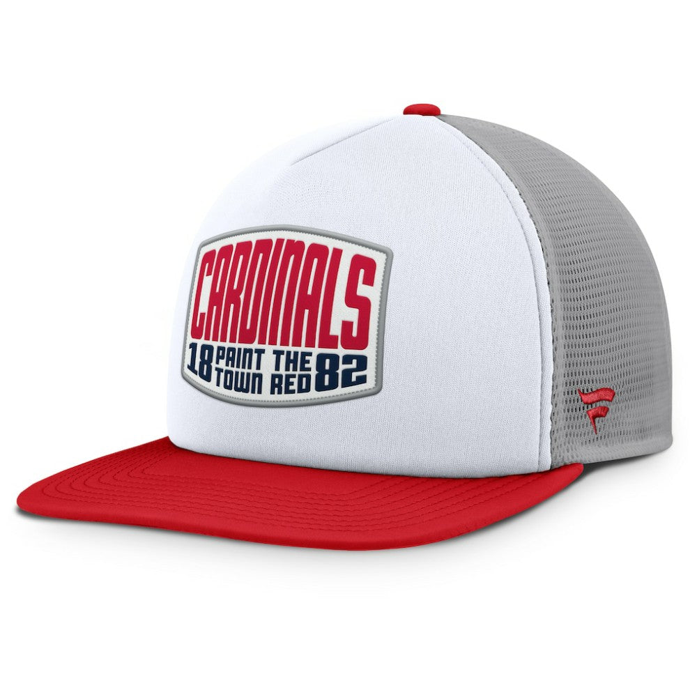 St. Louis Cardinals Fanatics Cranked Foam Front Patch Trucker Adjustable Hat | MLB For sale