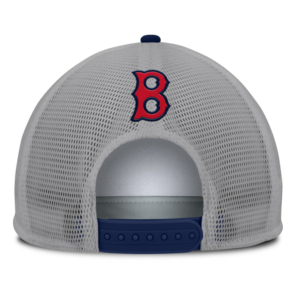 Boston Red Sox Fanatics Cranked Foam Front Patch Trucker Adjustable Hat | MLB For sale