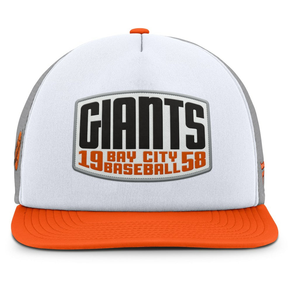 San Francisco Giants Fanatics Cranked Foam Front Patch Trucker Adjustable Hat | MLB Shop