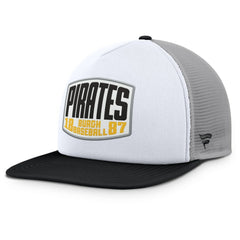 Pittsburgh Pirates Fanatics Cranked Foam Front Patch Trucker Adjustable Hat | MLB Online