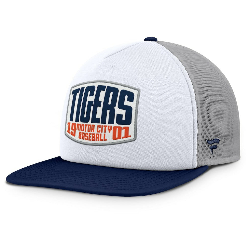Detroit Tigers Fanatics Cranked Foam Front Patch Trucker Adjustable Hat | MLB On Sale