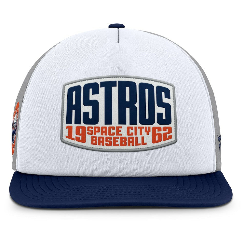 Houston Astros Fanatics Cranked Foam Front Patch Trucker Adjustable Hat | MLB Near me