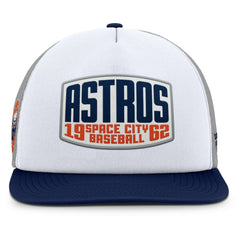 Houston Astros Fanatics Cranked Foam Front Patch Trucker Adjustable Hat | MLB Near me