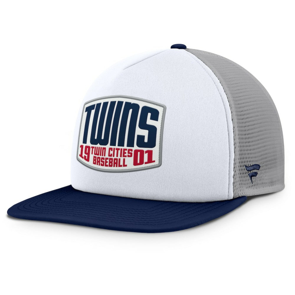 Minnesota Twins Fanatics Cranked Foam Front Patch Trucker Adjustable Hat | MLB Near me