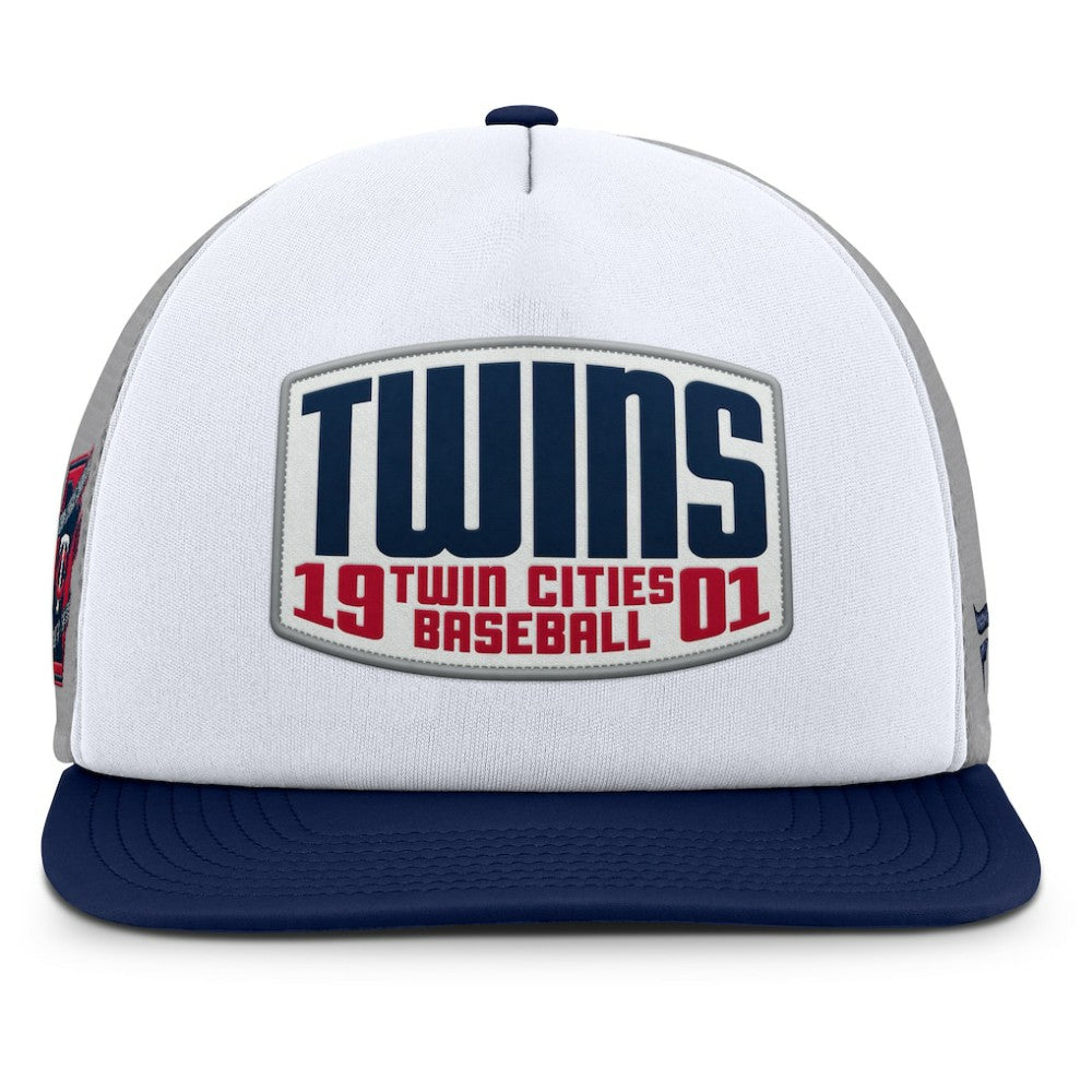 Minnesota Twins Fanatics Cranked Foam Front Patch Trucker Adjustable Hat | MLB Near me