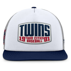 Minnesota Twins Fanatics Cranked Foam Front Patch Trucker Adjustable Hat | MLB Near me