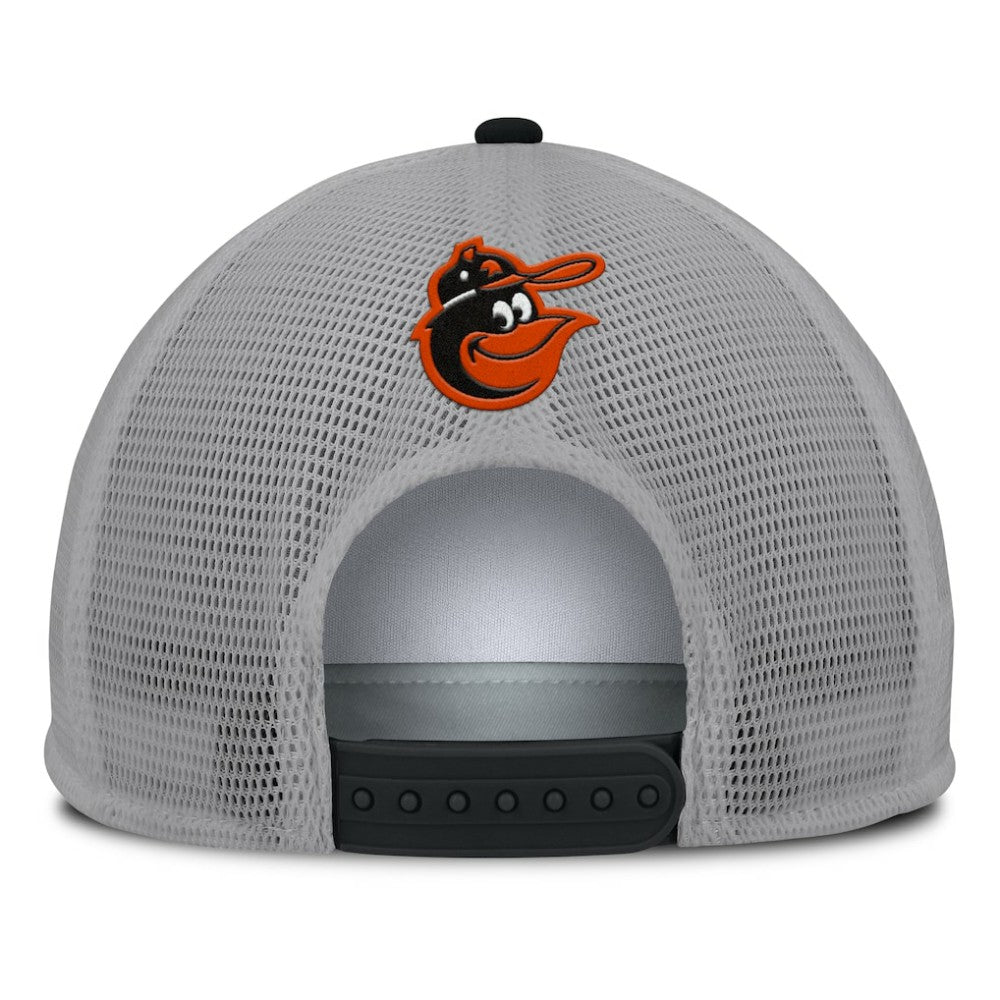 Baltimore Orioles Fanatics Cranked Foam Front Patch Trucker Adjustable Hat | MLB Outlet