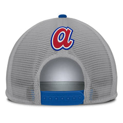Atlanta Braves Fanatics Cranked Foam Front Patch Trucker Adjustable Hat | MLB Outlet